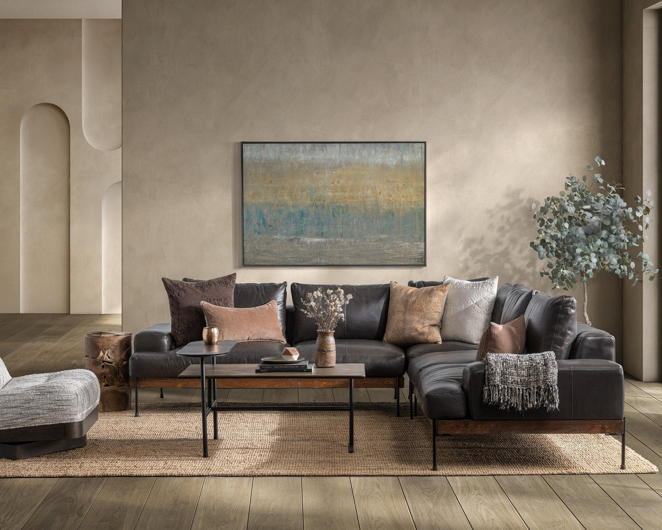 Largo Storm 3 Piece Sectional - Ornate Home