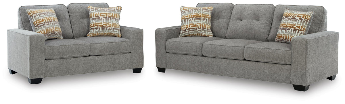 Larimer Iron Queen Sofa Sleeper and Loveseat - Ornate Home
