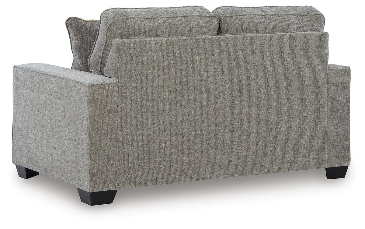 Larimer Iron Queen Sofa Sleeper and Loveseat - Ornate Home