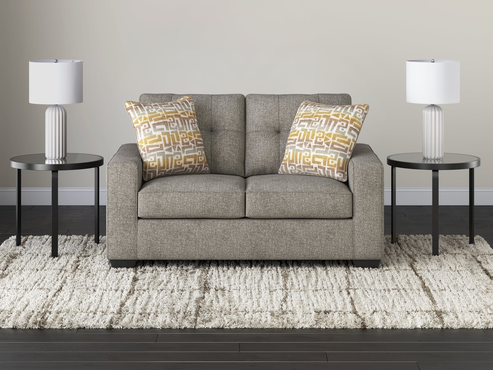 Larimer Iron Sofa and Loveseat (Online Special Price) - Ornate Home