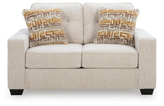 Larimer Stone Loveseat and Recliner - Ornate Home