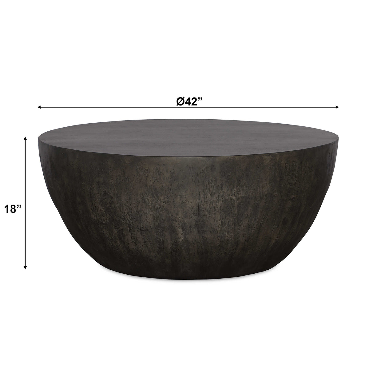 Lark Woodtone Round Wood Coffee Table - Ornate Home