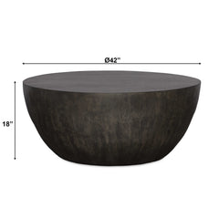 Lark Woodtone Round Wood Coffee Table - Ornate Home