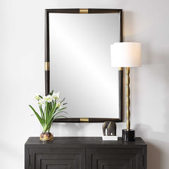 Larkin Multicolor Dark Wood & Mirror - Ornate Home