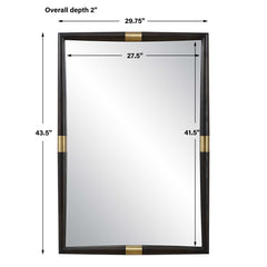 Larkin Multicolor Dark Wood & Mirror - Ornate Home