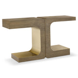 Larkin Walnut Wood Console Table - Ornate Home