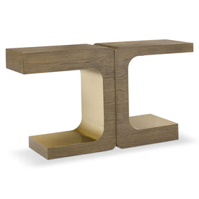 Larkin Walnut Wood Console Table - Ornate Home