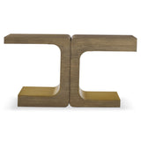 Larkin Walnut Wood Console Table - Ornate Home