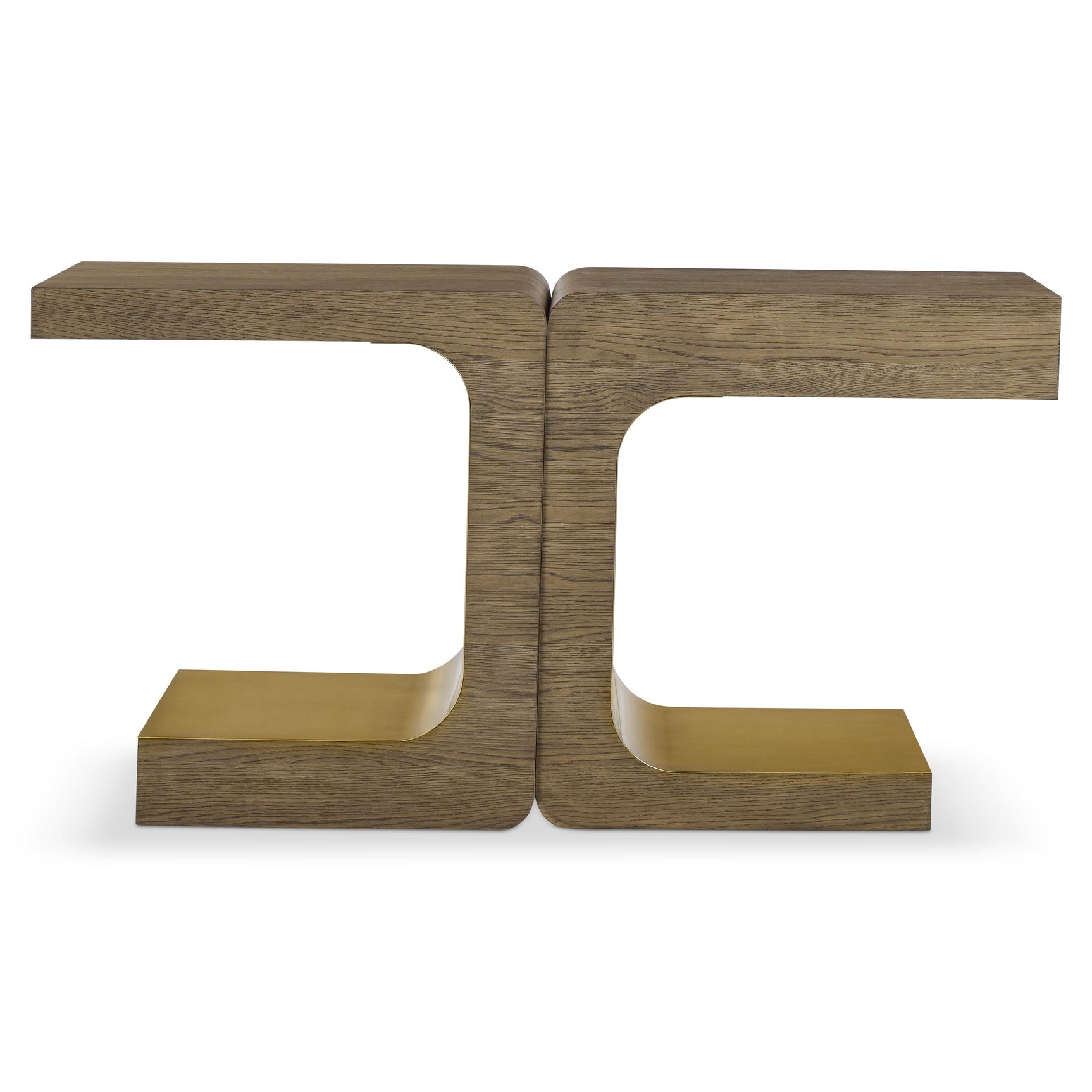 Larkin Walnut Wood Console Table - Ornate Home