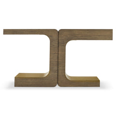 Larkin Walnut Wood Console Table - Ornate Home