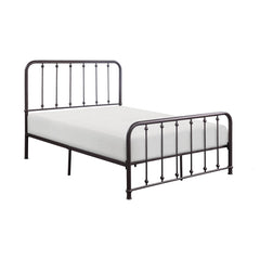 Larkspur Antique Bronze Full Metal Platform Bed - Ornate Home