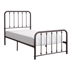 Larkspur Antique Bronze Twin Metal Platform Bed - Ornate Home