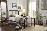 Larkspur Antique Bronze Twin Metal Platform Bed - Ornate Home