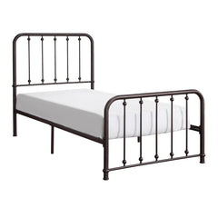 Larkspur Antique Bronze Twin Metal Platform Bed - Ornate Home