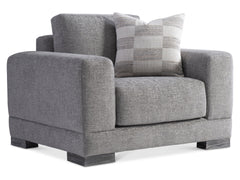 Lars Grey Fabric Chair - Ornate Home