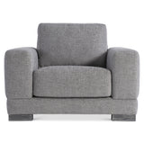 Lars Grey Fabric Chair - Ornate Home