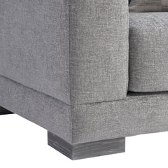 Lars Grey Fabric Chair - Ornate Home