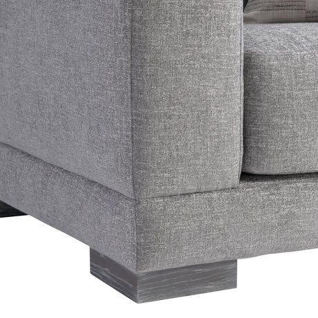 Lars Grey Fabric Chair - Ornate Home