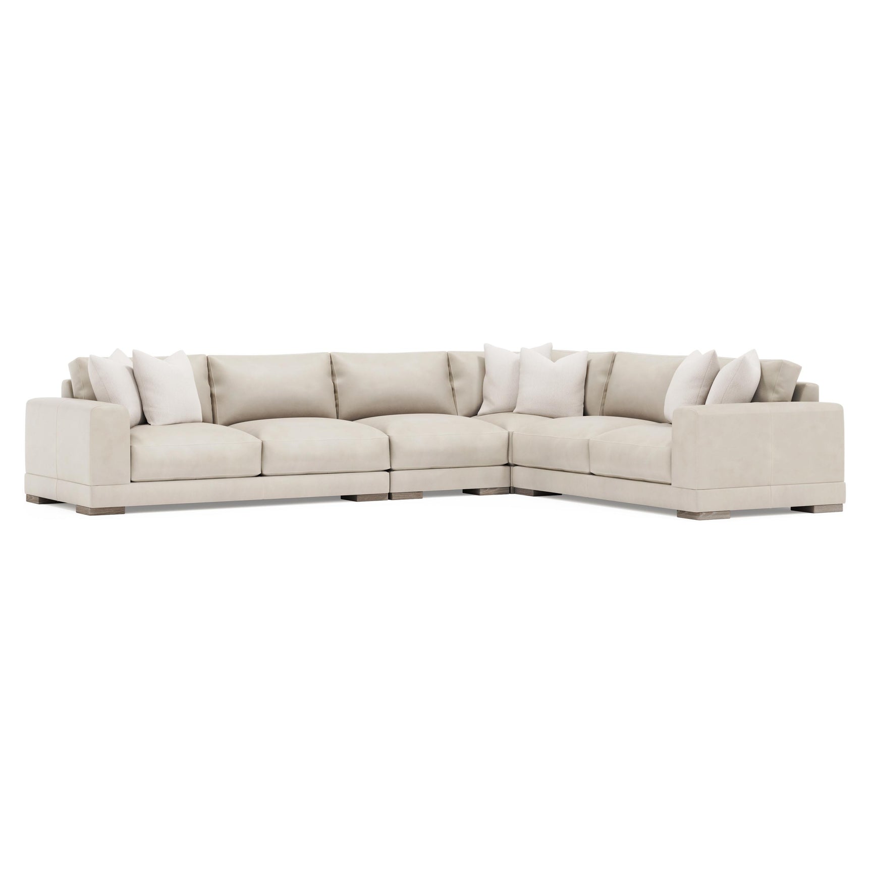 Lars White/Cream Sectional - Ornate Home