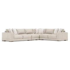 Lars White/Cream Sectional - Ornate Home