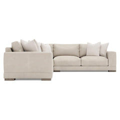 Lars White/Cream Sectional - Ornate Home