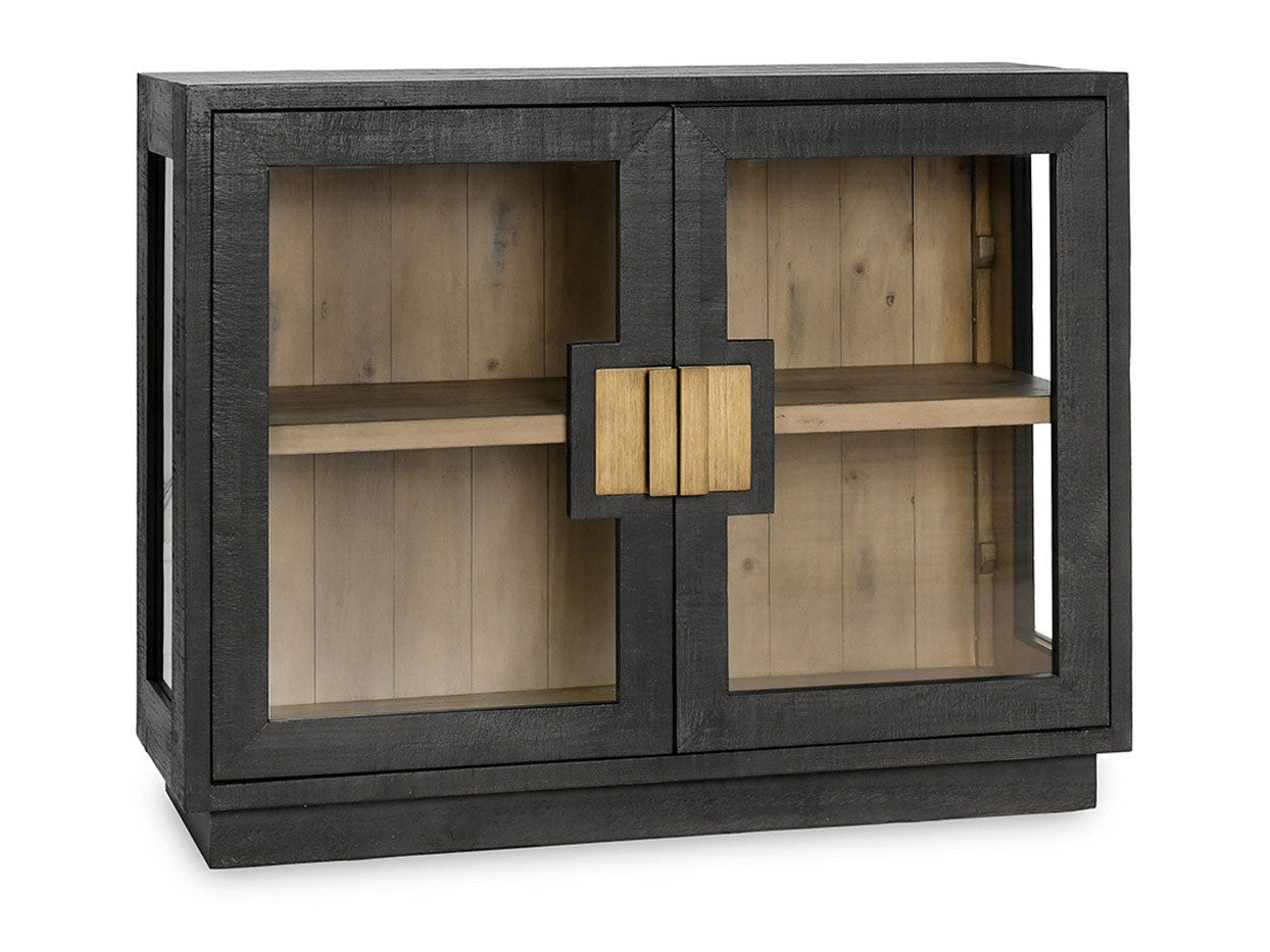 Larson Antique Black Cabinet - Ornate Home