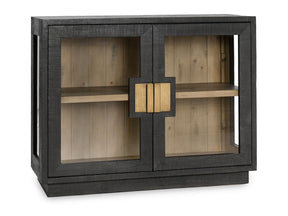 Larson Antique Black Cabinet - Ornate Home