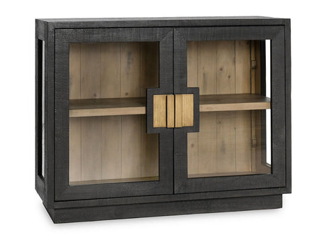 Larson Antique Black Cabinet - Ornate Home