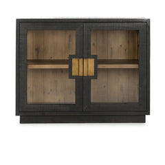 Larson Antique Black Cabinet - Ornate Home