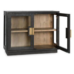 Larson Antique Black Cabinet - Ornate Home