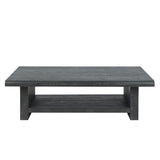 Larson Black Coffee Table - Ornate Home