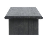 Larson Black Coffee Table - Ornate Home