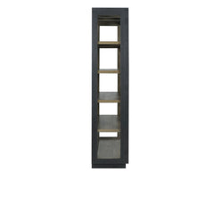 Larson Black Tall Cabinet - Ornate Home