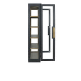 Larson Black Tall Cabinet - Ornate Home