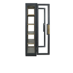 Larson Black Tall Cabinet - Ornate Home