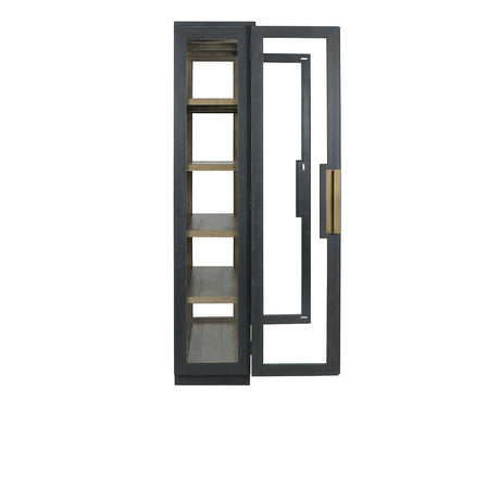 Larson Black Tall Cabinet - Ornate Home