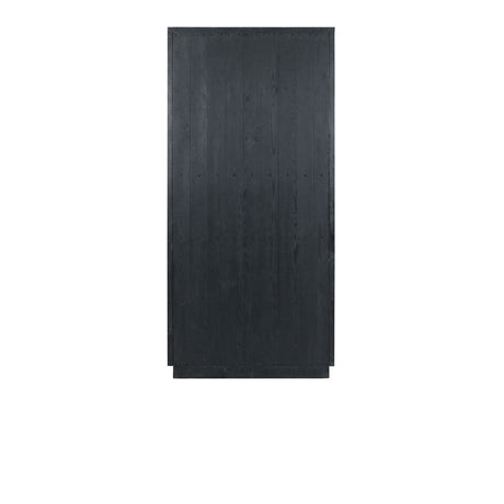 Larson Black Tall Cabinet - Ornate Home