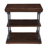 Larson Brown Chairside Table - Ornate Home