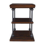 Larson Brown Chairside Table - Ornate Home