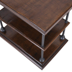 Larson Brown Chairside Table - Ornate Home