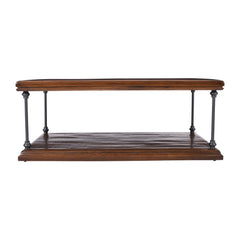 Larson Brown Rectangle Cocktail Table - Ornate Home