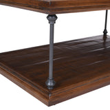 Larson Brown Rectangle Cocktail Table - Ornate Home