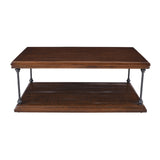 Larson Brown Rectangle Cocktail Table - Ornate Home