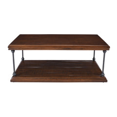 Larson Brown Rectangle Cocktail Table - Ornate Home