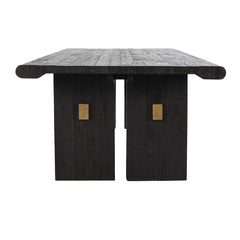 Larson Carbon Black Dining Table - Ornate Home