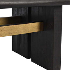 Larson Carbon Black Dining Table - Ornate Home