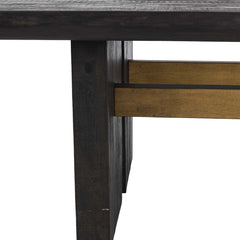Larson Carbon Black Dining Table - Ornate Home