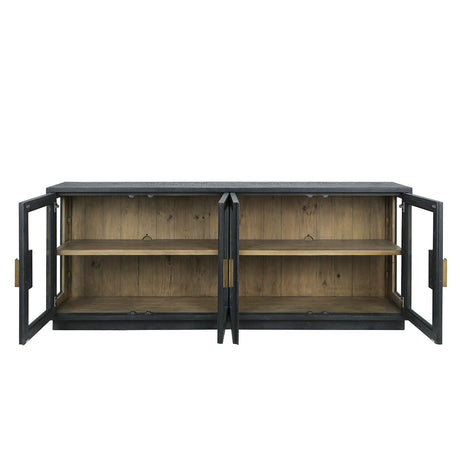 Larson Carbon Black Sideboard - Ornate Home