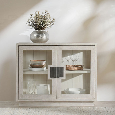 Larson Gray Wash Cabinet - Ornate Home