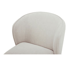 Larson Heather Grey Rolling Dining Chair - Ornate Home